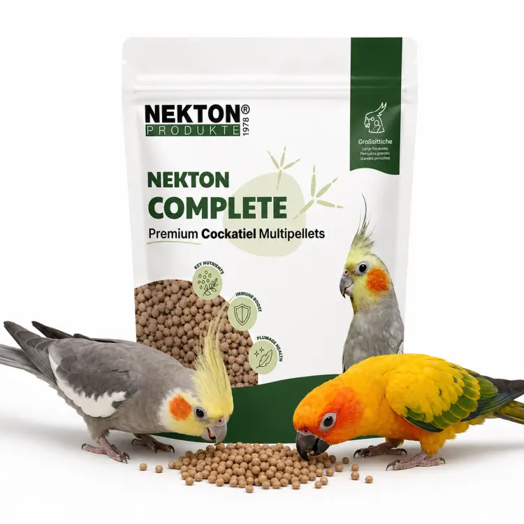 NEKTON Complete Cockatiel Multi-Pellets 900 g – kompletní každodenní granule pro korely ParrotPlanet.cz