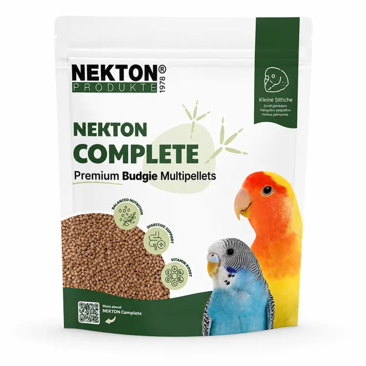 NEKTON Complete Budgie Multi-Pellets 1 kg – kompletní granulované krmivo pro andulky ParrotPlanet.cz