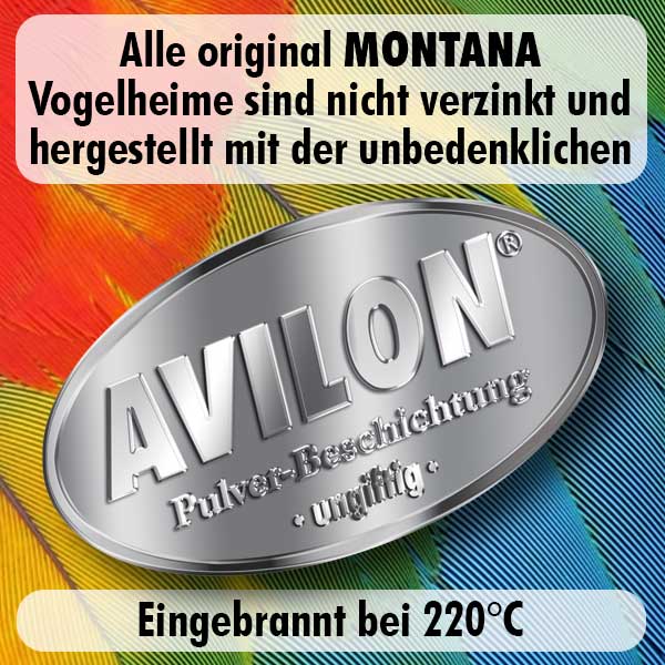 Klec pro papoušky Montana Arkansas II Platinum světlá – klec pro všechny velké a středně velké druhy papoušků ParrotPlanet.cz
