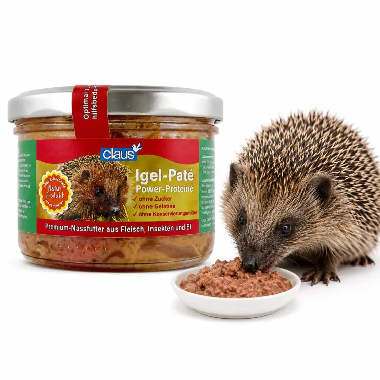 Claus Igel-Paté – mokré krmivo pro ježky s masem, hmyzem a vejcem, 190 g ParrotPlanet.cz