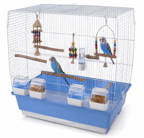 Klec pro andulky, kanárky a malé ptáky 59 × 38 × 56 cm od ParrotPlanet.cz