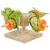 Krmicí kolotoč pro papoušky ze dřeva, 22 × 8 × 22 cm od ParrotPlanet.cz