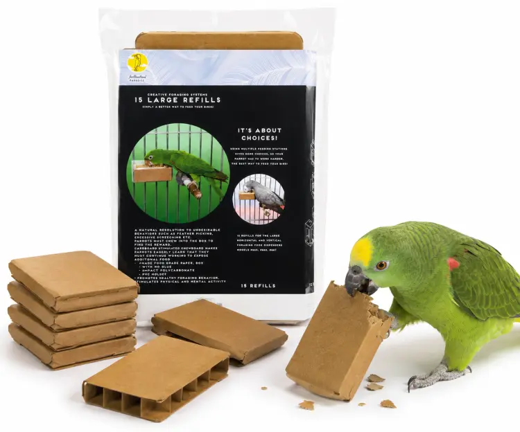 Creative Foraging Systems – kartonové náplně pro papoušky, Large, 15 ks.od ParrotPlanet.cz