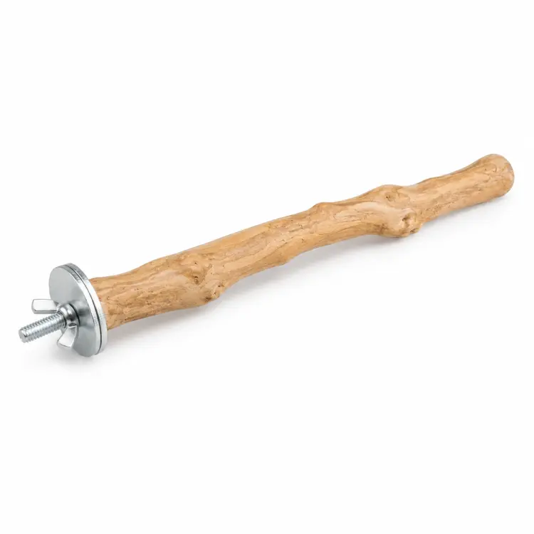Java bidýlko M pro papoušky – přírodní kávovníkové dřevo, 30 cm, Ø cca 3 cm ParrotPlanet.cz
