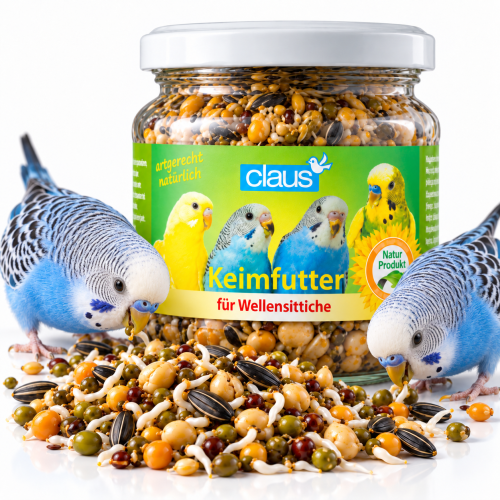 laus Keimfutter 210 ml – naklíčená semena pro andulky a malé papoušky od ParrotPlanet.cz