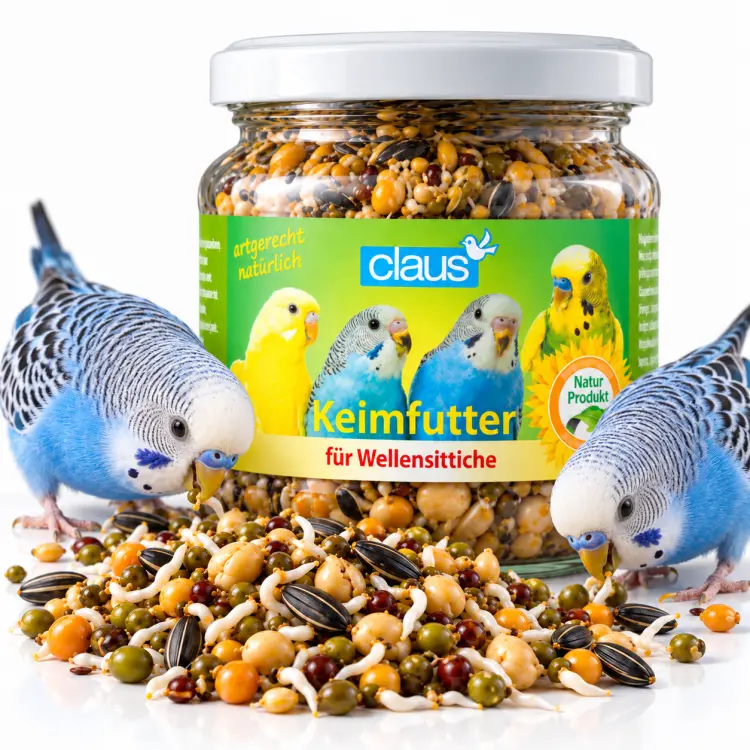 laus Keimfutter 210 ml – naklíčená semena pro andulky a malé papoušky od ParrotPlanet.cz