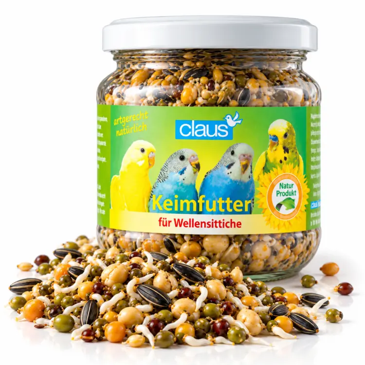 laus Keimfutter 210 ml – naklíčená semena pro andulky a malé papoušky od ParrotPlanet.cz