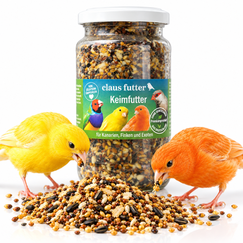 Claus Keimfutter 210 ml – Naklíčená Semena pro Kanáry a Exotické Ptáky ParrotPlanet.cz
