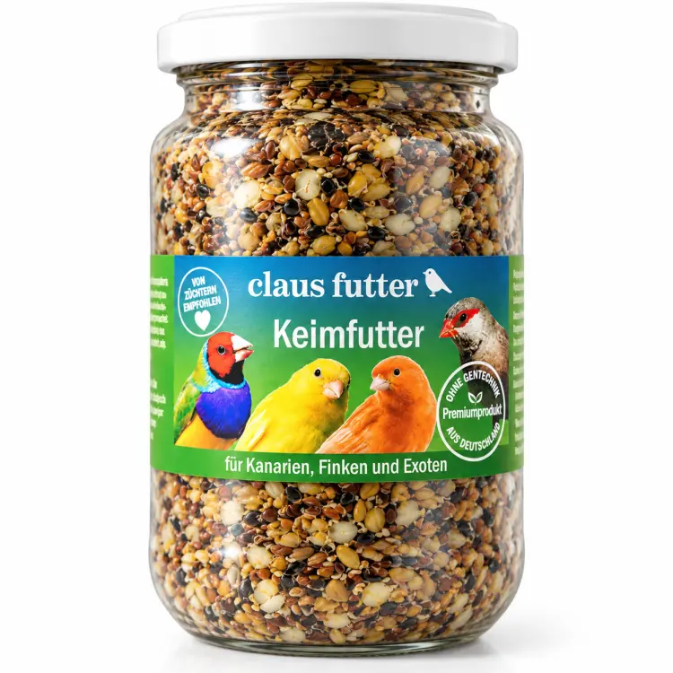 Claus Keimfutter 210 ml – Naklíčená Semena pro Kanáry a Exotické Ptáky ParrotPlanet.cz