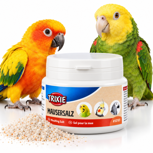 Trixie Minerální sůl pro přepeřování papoušků a exotických ptáků 150 g od ParrotPlanet.cz