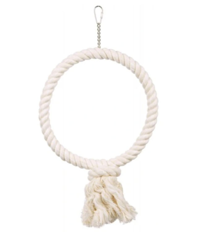 Bavlněný obruč M/L – pro střední a velké papoušky od ParrotPlanet.cz