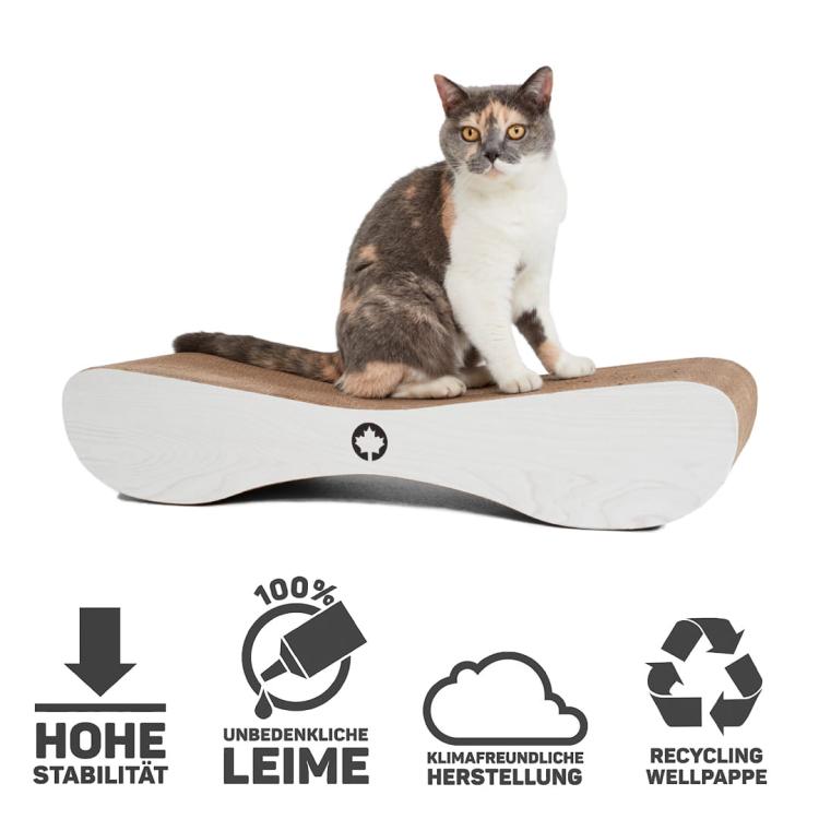 Satellite 2.0 -| Škrabadlo pro KOČKY | Canadian Cat | bílá od ParrotPlanet.cz