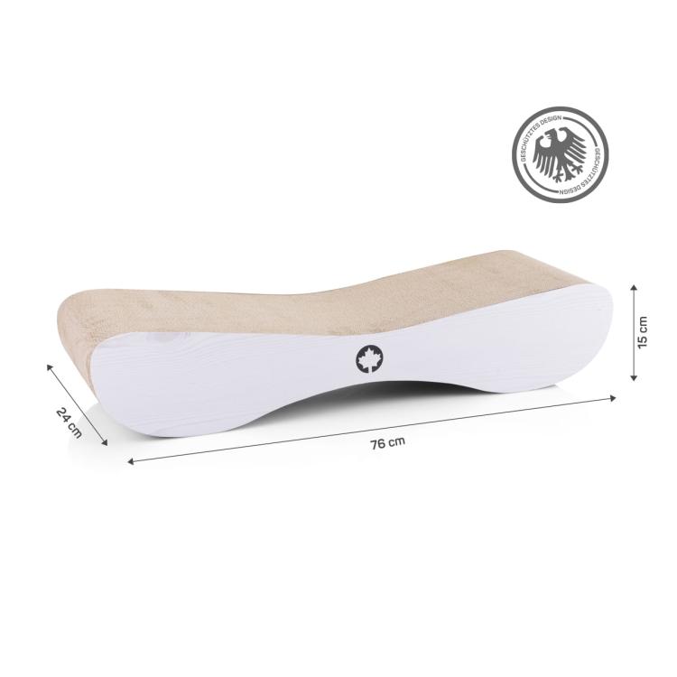 Satellite 2.0 -| Škrabadlo pro KOČKY | Canadian Cat | bílá od ParrotPlanet.cz