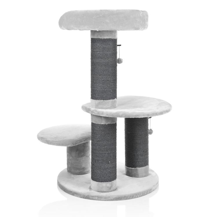 Škrabadlo pro kočky Canadian Cat KANATA kočičí strom - šedé XXL - pro velké kočky od ParrotPlanet.cz