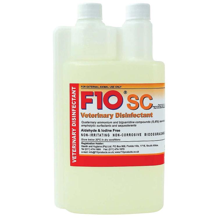 F10 Super Concentrate 200 ml – dezinfekční koncentrát používaný u papoušků od ParrotPlanet.cz