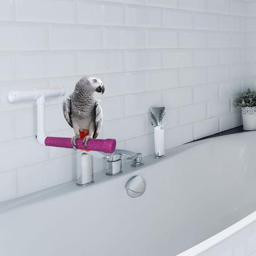 Tyč pod sprchu L – pro střední a velké papoušky od ParrotPlanet.cz