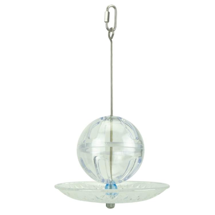 Bufet v míči s talířkem pro všechny papoušky velikosti XL/XXL od ParrotPlanet.cz