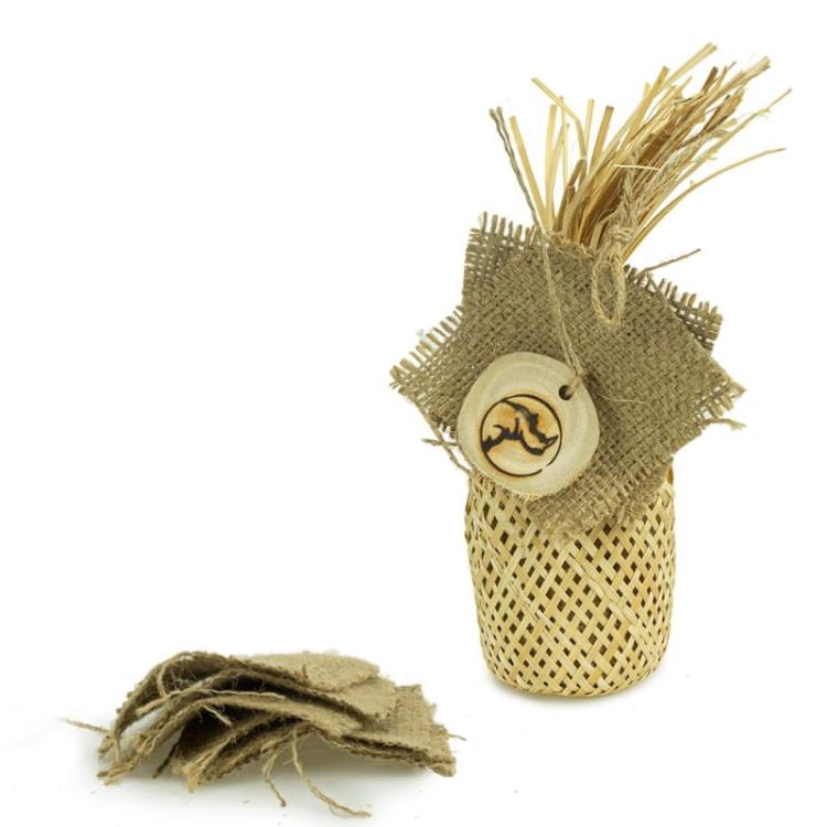 Sáček s kousky sušené juty pro papoušky – 8 ks. od ParrotPlanet.cz