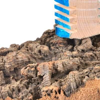 Hračka pro papoušky z korkové kůry dubu, velikost M od ParrotPlanet.cz