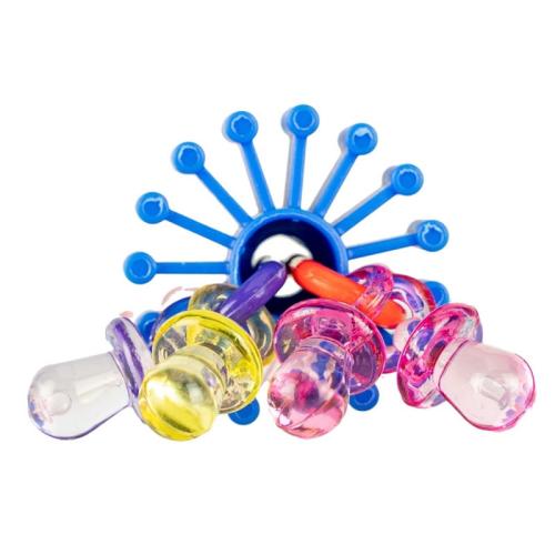 SmoczyPaw – barevná hračka do tlapky pro střední a velké papoušky od ParrotPlanet.cz