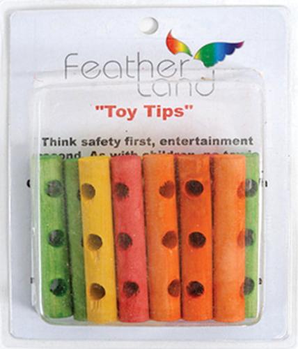 Dřevěné kolíky L – náhradní díly (16 kusů, délka 10,5 cm) k hračkám pro papoušky od ParrotPlanet.cz