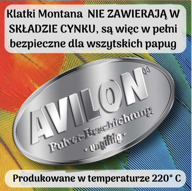 Klece pro papoušky Montana Haiti světlá od ParrotPlanet.cz