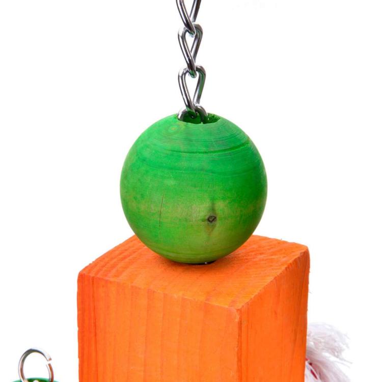 Obří klády XXL | Obrovská dřevěná hračka pro velké papoušky | 6 kg dřeva od ParrotPlanet.cz