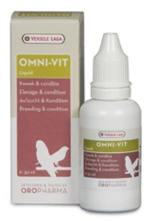 Versele Laga Oropharma Omni-vit Liquid 30 ml vitamínový přípravek pro kondici ptáků od ParrotPlanet.cz