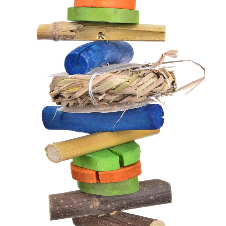 Houpací síť JAVA s mušlemi L – pro velké a střední papoušky od ParrotPlanet.cz