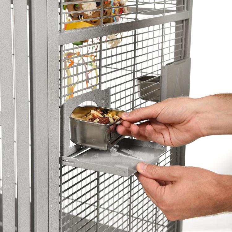 Klece pro papoušky Montana Madeira III světlá – malé a střední papoušci od ParrotPlanet.cz