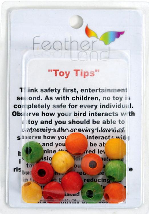 Dřevěné korálky DIY velikost M | Hračka pro papoušky | Tvořte, upravujte a rozvíjejte se spolu se svým papouškem od ParrotPlanet.cz