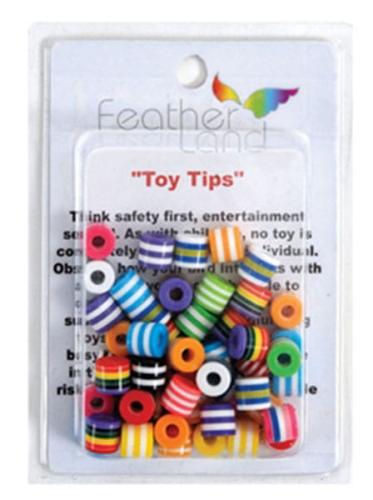 Plastové korálky kulaté M – náhradní díly pro výrobu hraček pro papoušky DIY nebo hračka do tlapky od ParrotPlanet.cz