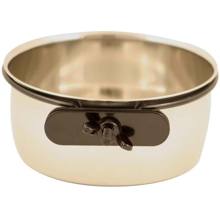 Nerezová kovová miska L, přišroubovaná – 900 ml od ParrotPlanet.cz